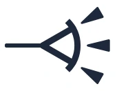 Symbool Bewegingssensor in een eendraadschema