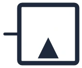 Symbool CV-ketel in een eendraadschema