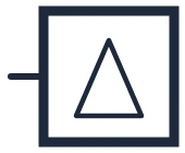Symbool Gasdetector in een eendraadschema