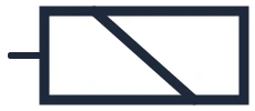 Symbool Relais in een eendraadschema