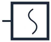 Symbool Rookmelder in een eendraadschema
