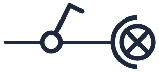 Symbool Schakelaar + spot in een eendraadschema