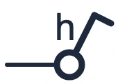 Symbool Waterdichte schakelaar in een eendraadschema