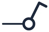 Symbool Enkelpolige schakelaar in een eendraadschema